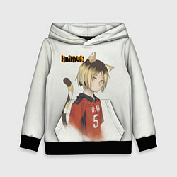 Толстовка-худи детская Кенма Козуме Haikyuu!!, цвет: 3D-черный