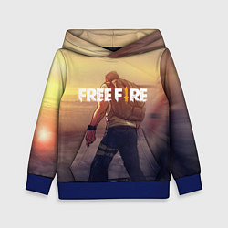 Толстовка-худи детская FREEFIRE БЕЙСЕР Z, цвет: 3D-синий