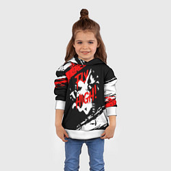 Толстовка-худи детская FLY HIGH! Haikyu!!, цвет: 3D-белый — фото 2