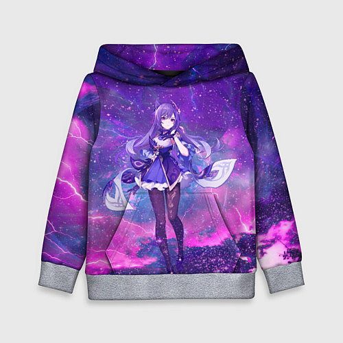Детская толстовка Genshin Impact Кэ Цин / 3D-Меланж – фото 1