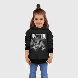 Толстовка-худи детская Led Zeppelin, цвет: 3D-черный — фото 2