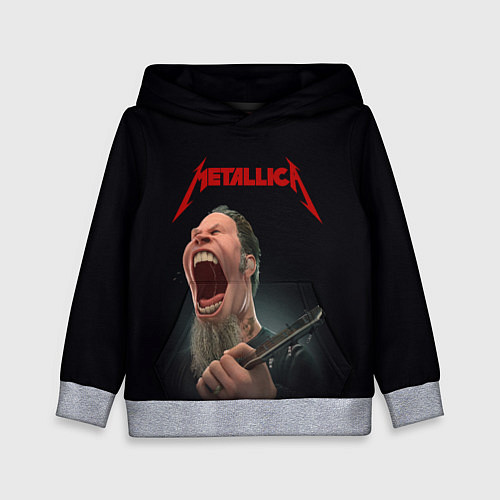 Детская толстовка James Alan Hetfield METALLICA Z / 3D-Меланж – фото 1