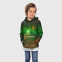 Толстовка-худи детская BLACK MESA HALF-LIFE Z, цвет: 3D-белый — фото 2