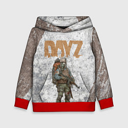 Толстовка-худи детская DAYZ ДЕЙЗИ Z, цвет: 3D-красный