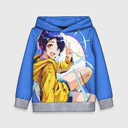 Толстовка-худи детская Приоритет чудо-яйца, цвет: 3D-меланж