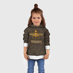 Толстовка-худи детская ЖЕНЬ - ШЕНЬ ПИКНИК, цвет: 3D-белый — фото 2