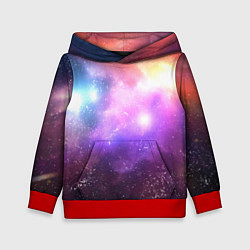 Детская толстовка Космос, сияние и звезды