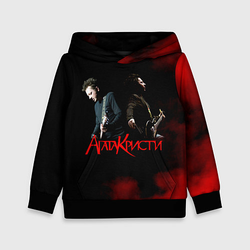 Детская толстовка Агата Кристи группа / 3D-Черный – фото 1