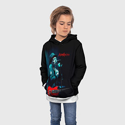 Толстовка-худи детская Агата Кристи Глеб Самойлов, цвет: 3D-белый — фото 2