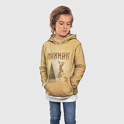 Толстовка-худи детская Пущенная стрела - Пикник, цвет: 3D-белый — фото 2