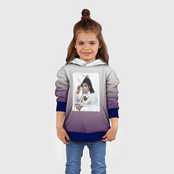 Толстовка-худи детская Майкл Джексон навсегда, цвет: 3D-синий — фото 2