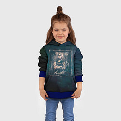 Толстовка-худи детская Алиса - ИЗГОЙ, цвет: 3D-синий — фото 2