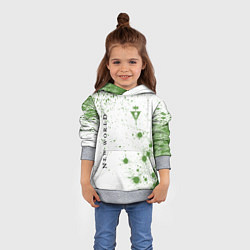 Толстовка-худи детская New World - Синдикат - Краска, цвет: 3D-меланж — фото 2