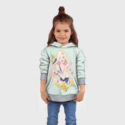Толстовка-худи детская Naui Manyeo, цвет: 3D-меланж — фото 2