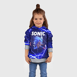 Толстовка-худи детская SONIC СОНИК Z, цвет: 3D-меланж — фото 2