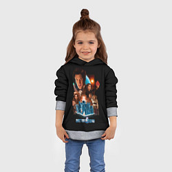 Толстовка-худи детская Doctor who team, цвет: 3D-меланж — фото 2