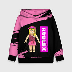 Толстовка-худи детская BARBIE ROBLOX РОБЛОКС Z, цвет: 3D-черный