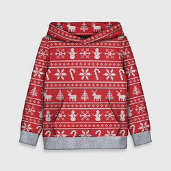 Детская толстовка Новогодний атрибуты