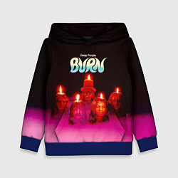 Толстовка-худи детская Deep Purple - Burn, цвет: 3D-синий