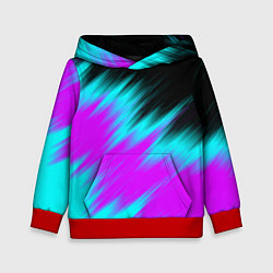 Детская толстовка НЕОНОВЫЕ ПОЛОСЫ И НИЧЕГО ЛИШНЕГО NEON STRIPES