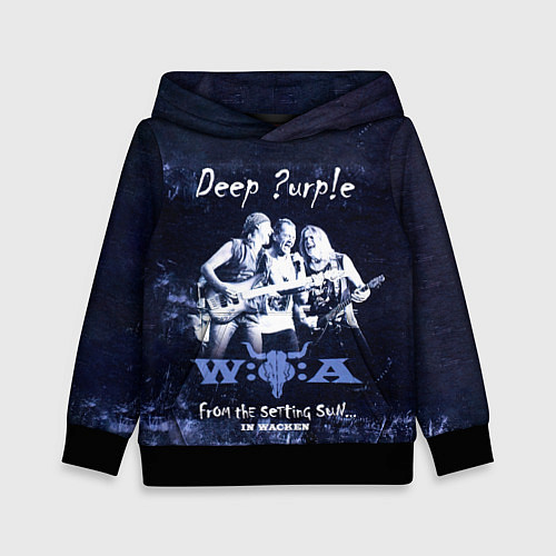 Детская толстовка From The Setting Sun In Wacken - Deep Purple / 3D-Черный – фото 1