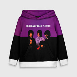 Толстовка-худи детская Shades of Deep Purple, цвет: 3D-белый