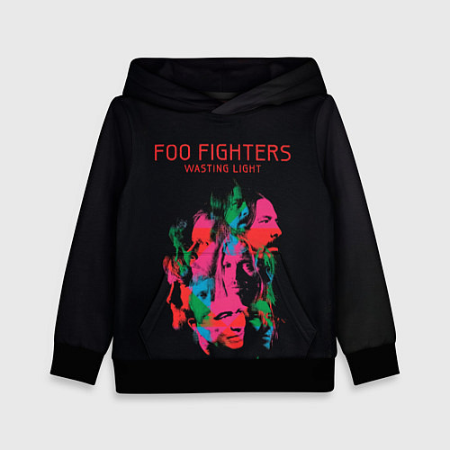 Детская толстовка Wasting Light - Foo Fighters / 3D-Черный – фото 1