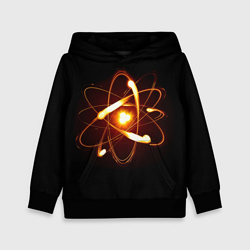 Детская толстовка А т о м / 3D-Черный – фото 1