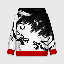 Толстовка-худи детская ТОКИЙСКИЕ МСТИТЕЛИ ВАЛЬГАЛЛА, цвет: 3D-красный