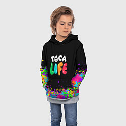 Толстовка-худи детская Toca Life, цвет: 3D-меланж — фото 2