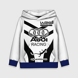 Толстовка-худи детская Audi Quattro, цвет: 3D-синий