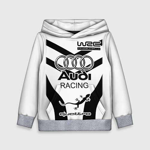 Детская толстовка Audi Quattro / 3D-Меланж – фото 1