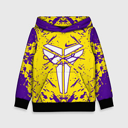 Толстовка-худи детская ЛЕЙКЕРС LOS ANGELES LAKERS,, цвет: 3D-черный