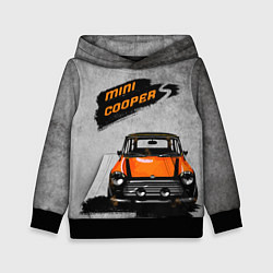 Толстовка-худи детская Maшина Mini, цвет: 3D-черный