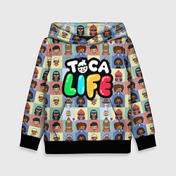 Толстовка-худи детская Toca Life, цвет: 3D-черный