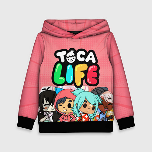 Детская толстовка Toca Life / 3D-Черный – фото 1