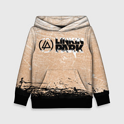 Толстовка-худи детская Linkin Park Рок Группа Линкин Парк, цвет: 3D-черный