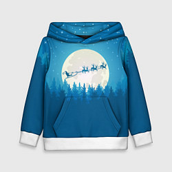 Детская толстовка Санта с Оленями