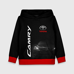 Детская толстовка Черная Тойота Камри
