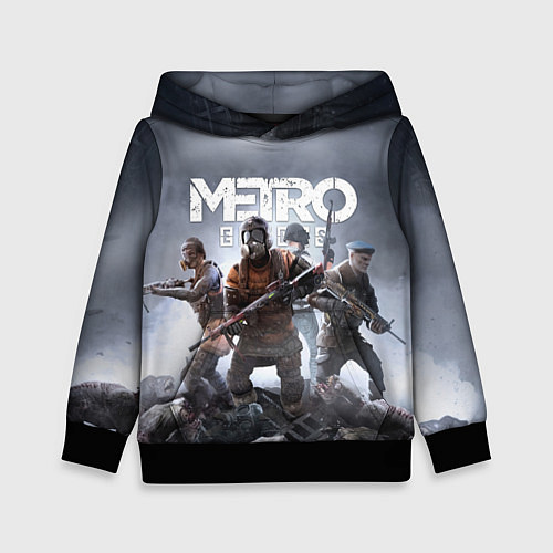 Детская толстовка МЕТРО ИСХОД АРТЁМ ,ЯДЕРНАЯ ЗИМА METRO EXODUS / 3D-Черный – фото 1