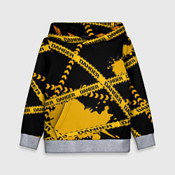 Детская толстовка Лента DANGER