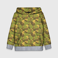 Детская толстовка Мозги камуфляж