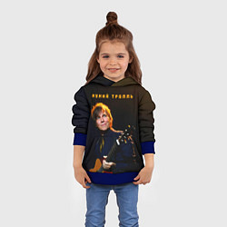 Толстовка-худи детская Мумий Тролль Илья Лагутенко, цвет: 3D-синий — фото 2