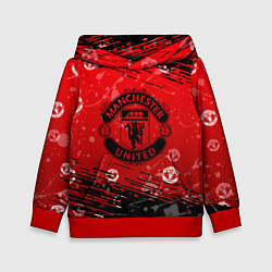 Толстовка-худи детская Manchester United: Возвращения Ronaldo, цвет: 3D-красный