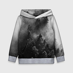 Толстовка-худи детская МРАЧНЫЙ ЛЕС FOREST, цвет: 3D-меланж