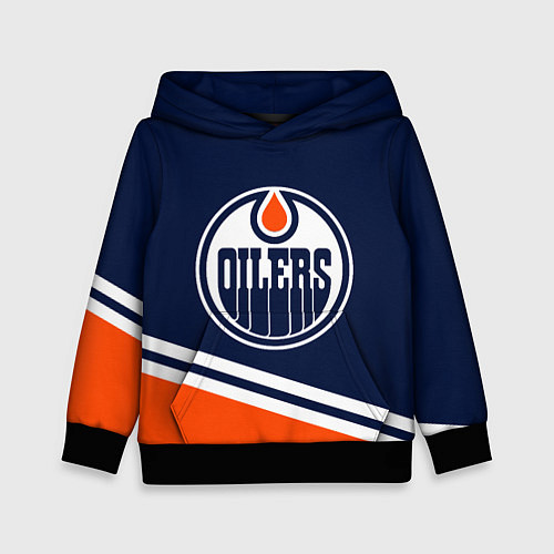 Детская толстовка Edmonton Oilers Эдмонтон Ойлерз / 3D-Черный – фото 1