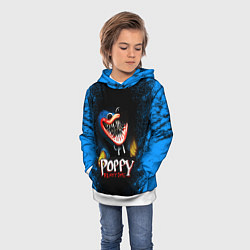 Толстовка-худи детская Poppy Playtime, цвет: 3D-белый — фото 2