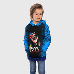 Толстовка-худи детская Poppy Playtime, цвет: 3D-синий — фото 2