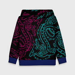 Детская толстовка НЕОНОВЫЕ ДРАКОНЫ NEON DRAGON