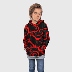 Толстовка-худи детская ДРАКОН ДРАКЕНА ТОКИЙСИКИЕ МСТИТЕЛИ, цвет: 3D-меланж — фото 2